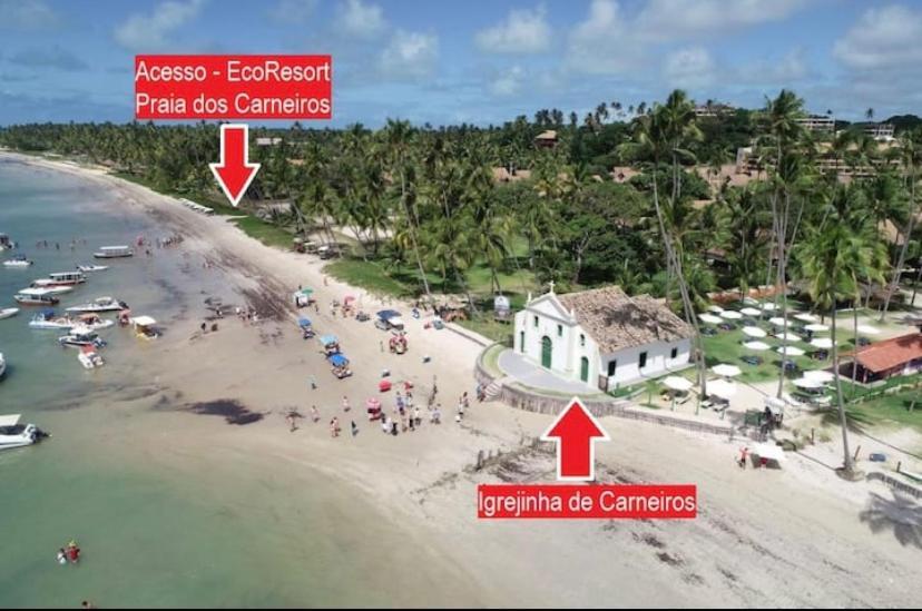 Luxuoso Apt Eco Resort- Beira Mar Praia Carneiros Rio Formoso Exterior photo